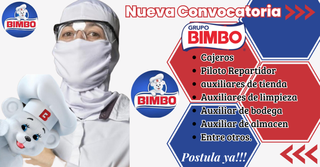 BIMBO Convocatoria de Empleos Abierta Ahora